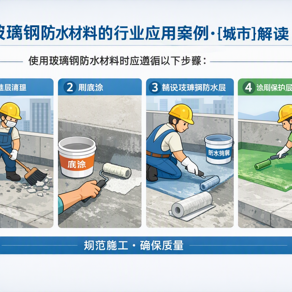 玻璃钢防水材料的行业应用案例,丽江解读