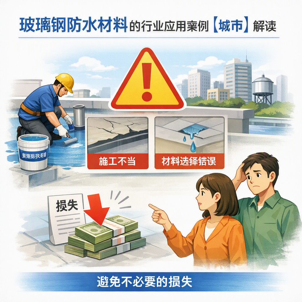 玻璃钢防水材料的行业应用案例,丽江解读